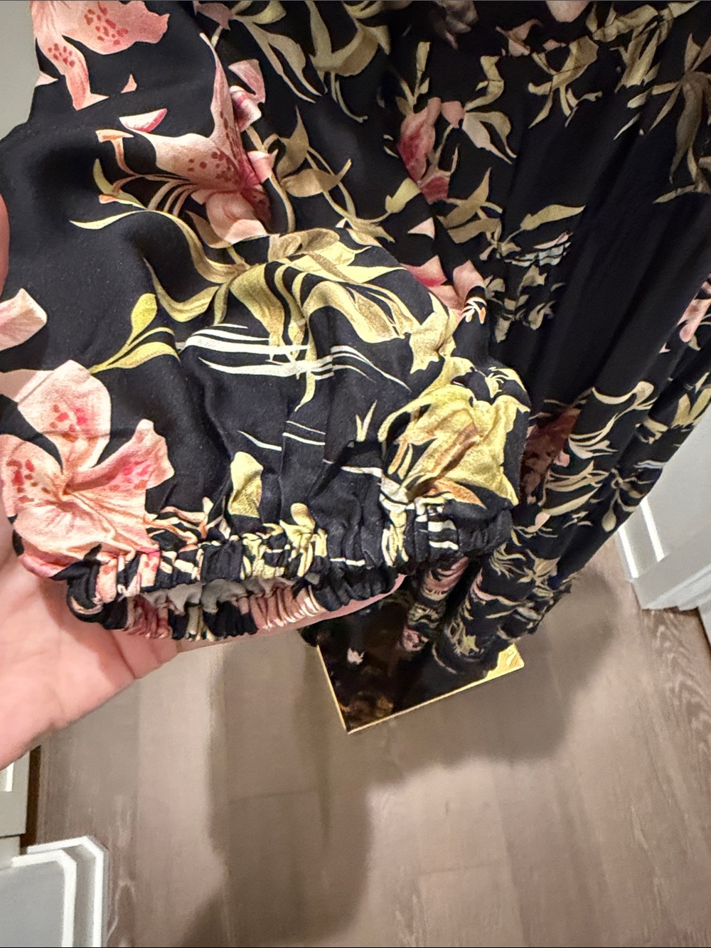 FARM Rio Black Maxi Dress Kyoto Size S - Picture 6 of 9